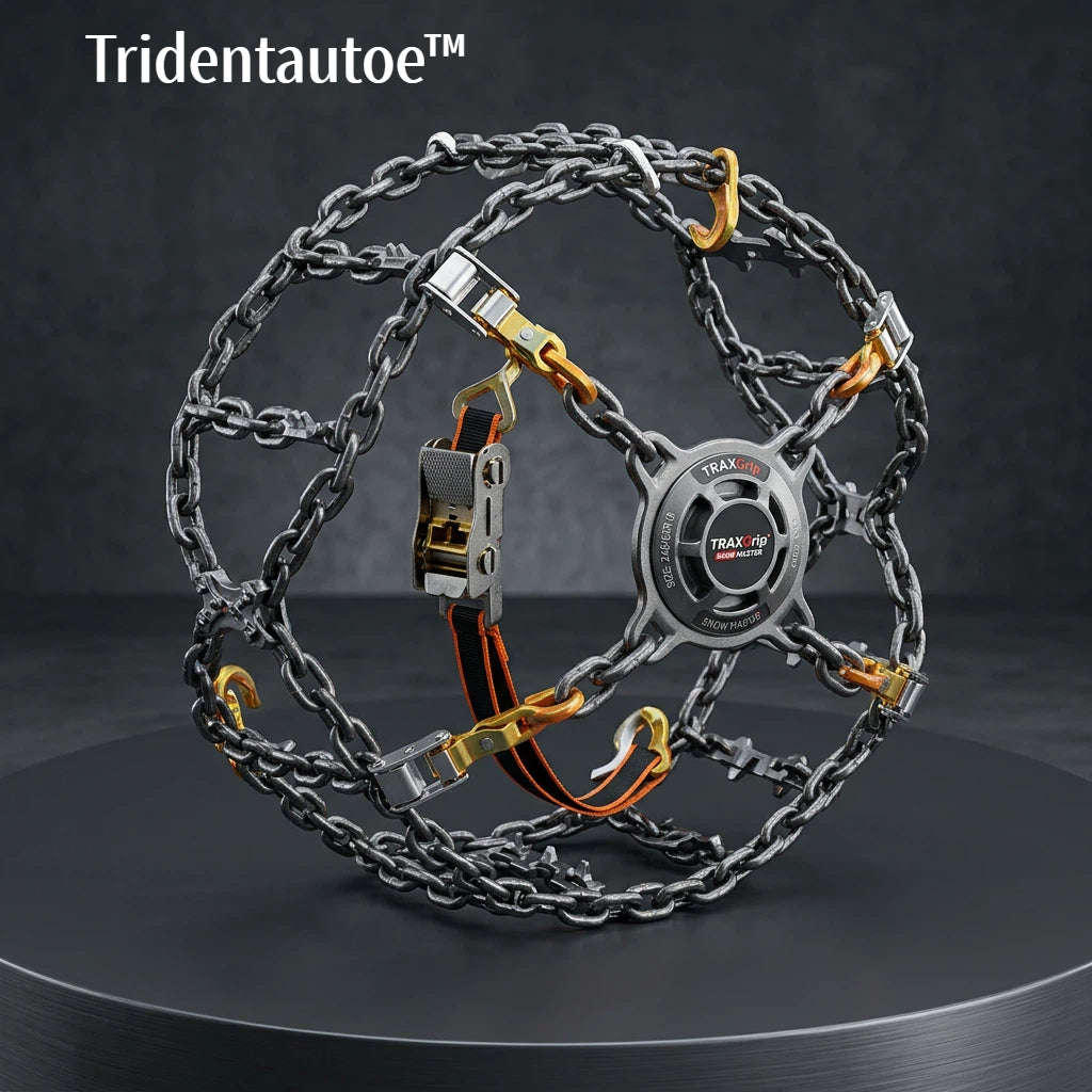 Tridentautoe™ | FrostTrack Adaptive Tire Chain System